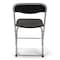 Atlas Commercial Products TitanPRO Aluminum Plastic Folding Chair, Black PFC2-ALUM-BK - alternate 3